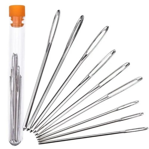 9pcs large eye blunt needles - 9pcs,