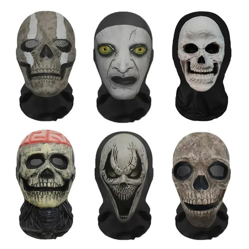 Halloween ghost face skull - ghost, 3d