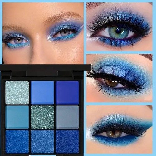Colour blue eyeshadow - colour,
