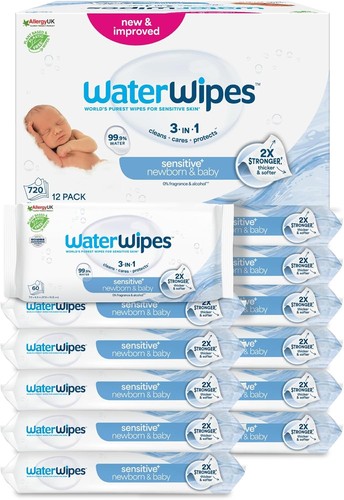 Waterwipes sensitive newborn - waterwipes, sensitive+