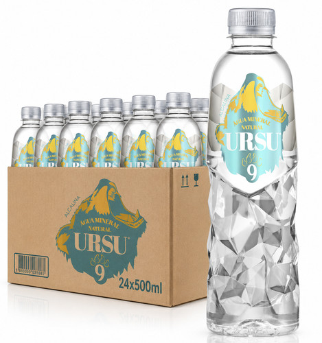 Ursu9 alkaline mineral water - mineral,