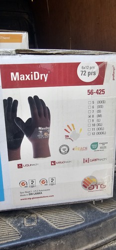 Maxidry gloves size 10 - gloves, 8,9,10