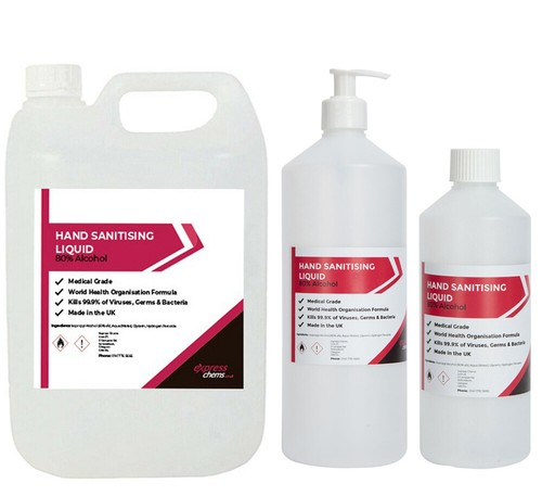 Hand sanitiser liquid - hand,