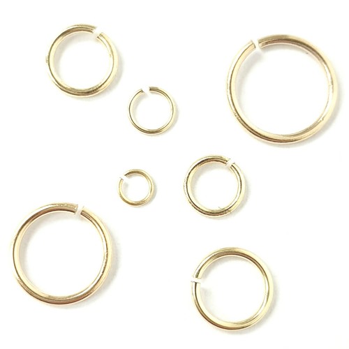 9ct gold solid jump - gold,