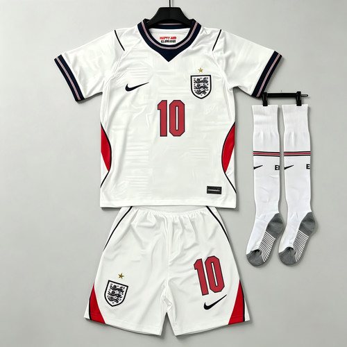 England kids home football kit - england,