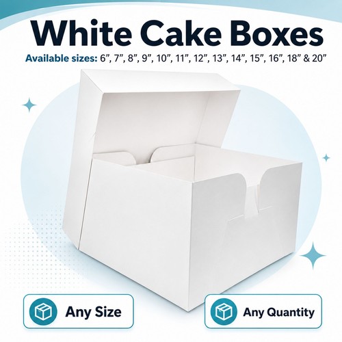 White cake boxes for - cake,